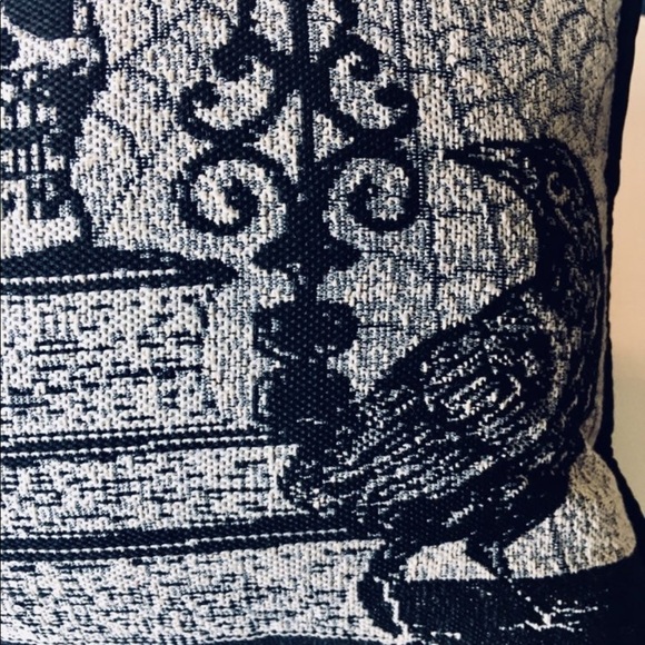 Halloween Skull Pillow Candlelabra Poison Spell Books Black - Picture 3 of 12